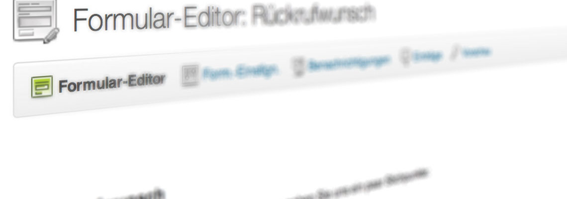 WordPress Formulare – schnell erstellt für jeden Zweck