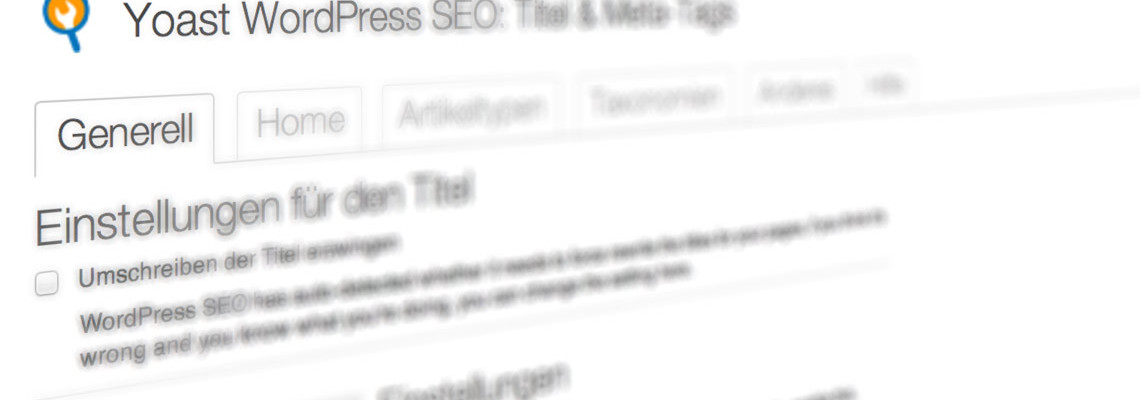 SEO mit WordPress